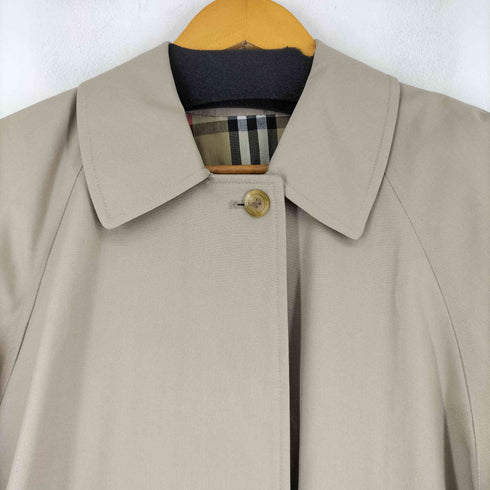 バーバリーズ BURBERRYS 裏地ノバチェック ステンカラーコート レディース